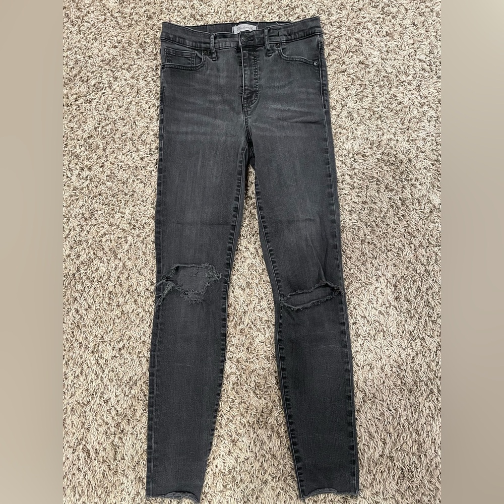 Madewell Women's Charcoal Skinny Jeans